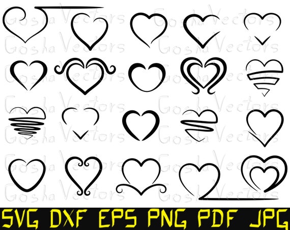 Download Heart Svg Silhouette Cut File