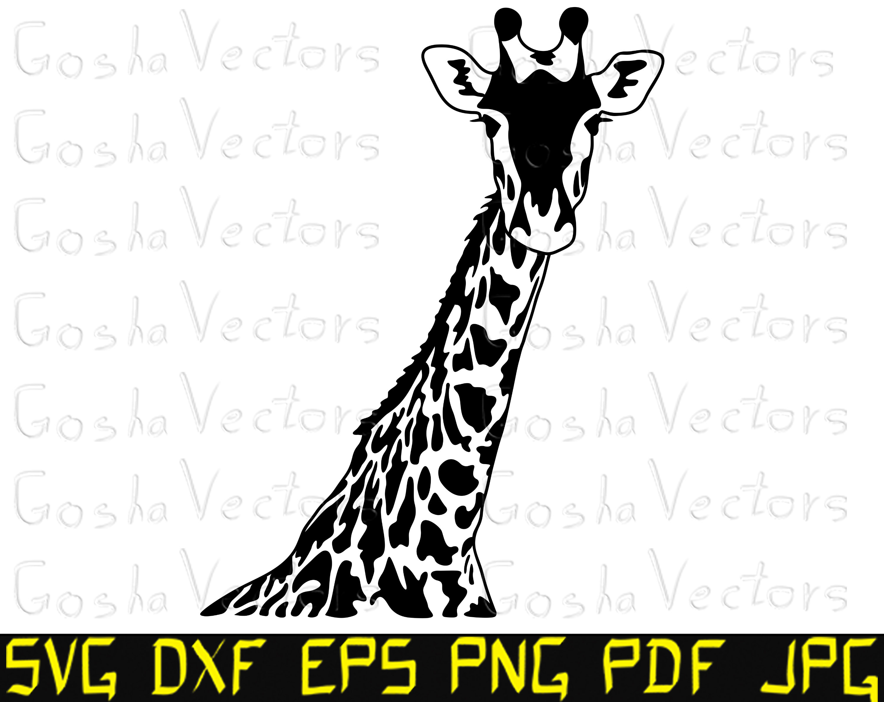 Giraffe svg. Animal svg. Cut file template Cameo Cricut t | Etsy