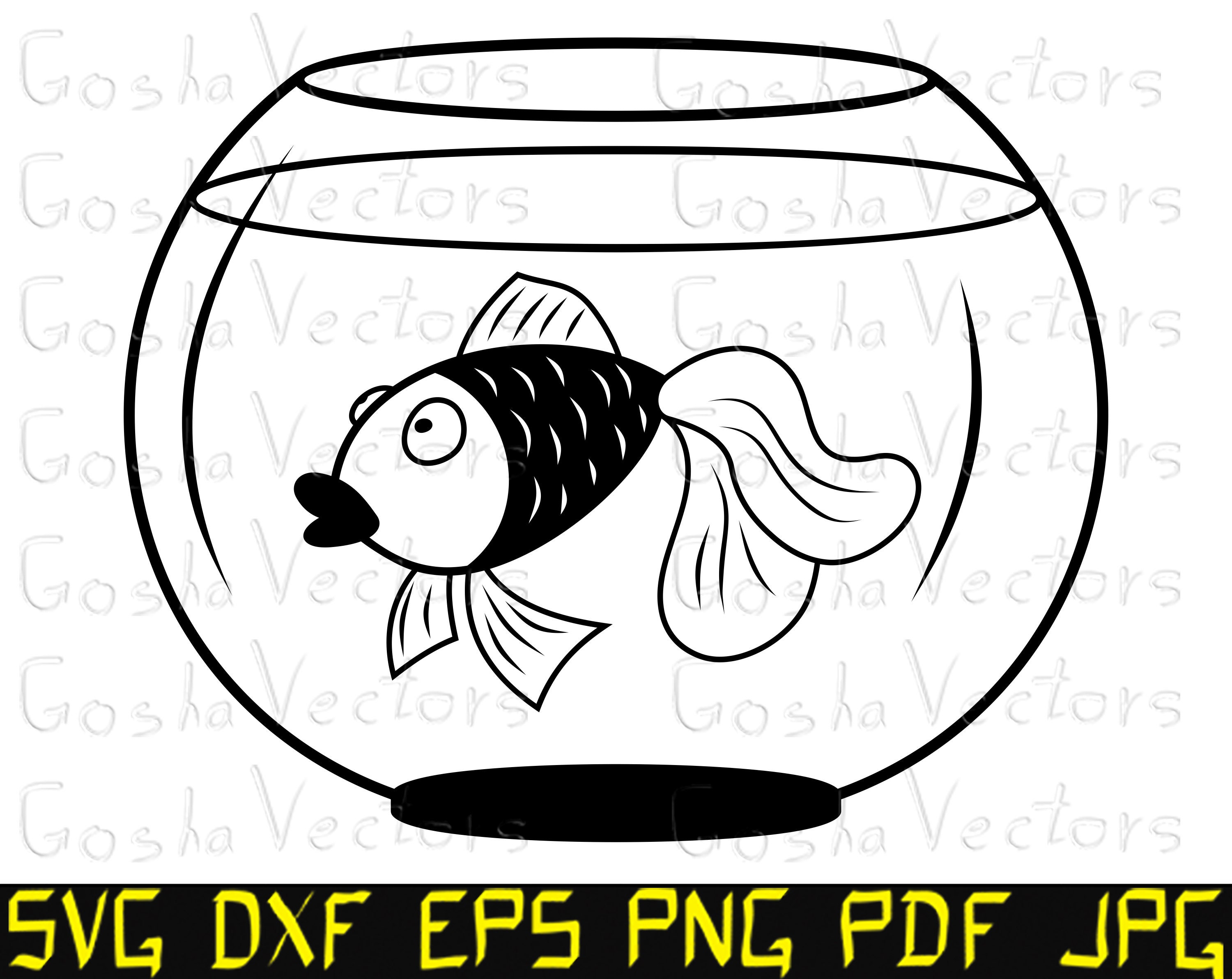 Download Fish Svg Goldfish Svg Fish In The Aquarium Svg Pet Cutting Etsy