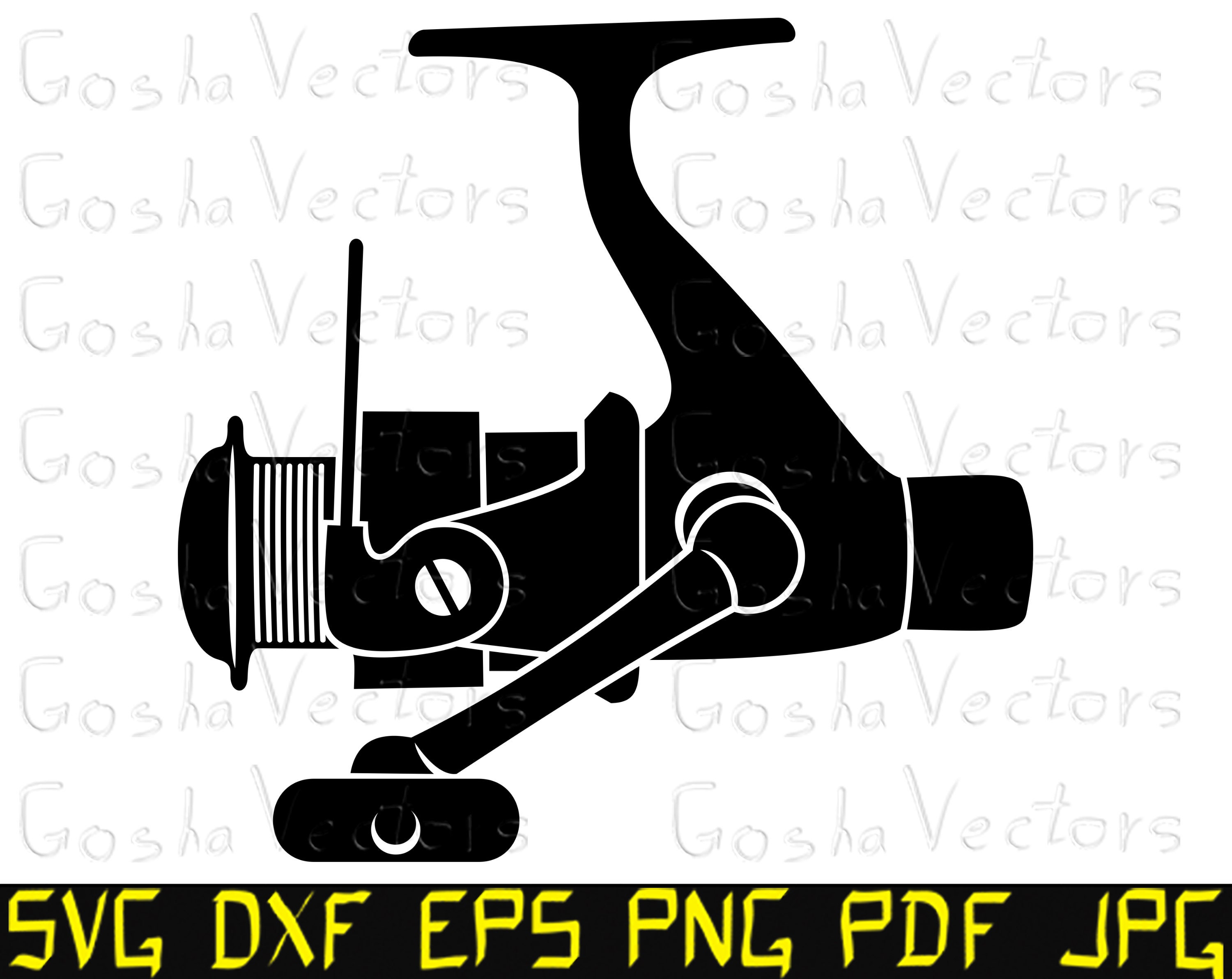 Free Free 336 Silhouette Fishing Reel Svg SVG PNG EPS DXF File