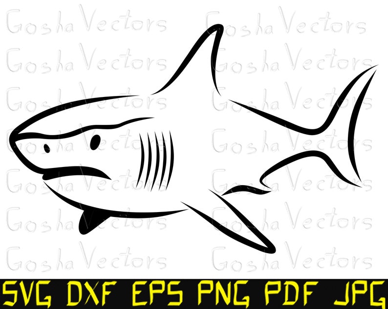 Shark svg. Fish svg. Slicing document template, Cameo, Cricut, t blouse, DXF, silhouette, vector clipart, vinyl decal, printable, engraving. photo relating to Shark Stencil Printable identified as Shark svg. Fish svg. Reducing history template, Cameo, Cricut, t blouse, DXF, silhouette, vector clipart, vinyl decal, printable, engraving.