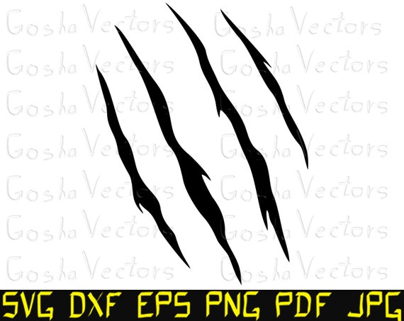 Download Claw marks svg. Scratches svg. Claw scratch svg. Cut file ...