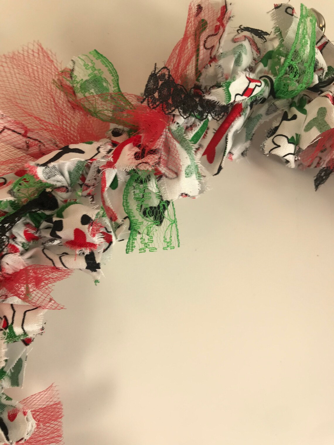 Dog Bone Fabric Christmas Wreath - Etsy UK