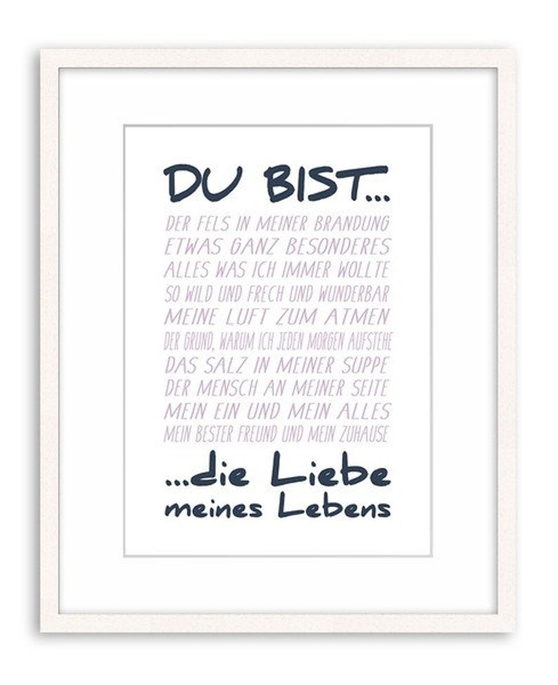 artissimo / Poster mit Spruch Din A4 / 21x29,7cm / Kunstdrucke mit Sprüchen / Plakat / Typo-Print / Typografie / Zitat / Lebensweisheit Bild 2