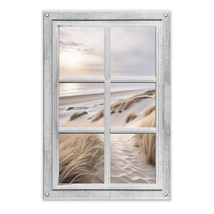 Gartendeko maritim, Gartendekoration, Garten-Poster, Outdoor-Poster, Balkon-Deko, Bild Garten, XXL-Poster wetterfest, Fenster Strand & Meer
