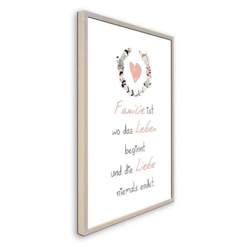 Artissimo SpruchBild mit Rahmen 51x71cm / Poster mit Sprüchen Etsy