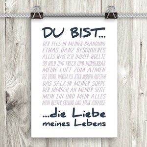 artissimo / Poster mit Spruch Din A4 / 21x29,7cm / Kunstdrucke mit Sprüchen / Plakat / Typo-Print / Typografie / Zitat / Lebensweisheit Bild 1