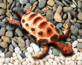 Schildkröte aus Filz. Glückssymbol, ein Wunsch für Lebenslange & Gesundheit. Personalisierte MariRich Geschenk für Tierliebhaber