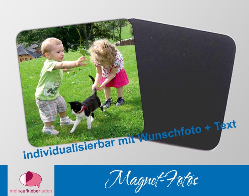 15 Magnetfotos personalisierbar mit Foto, Geschenkidee image 1