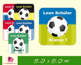 15 Schulaufkleber | Fußball | Auswahl