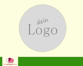 Firmenaufkleber | Logo - personalisierbar mit deinem Logo - Handmade Etiketten - Firmenetiketten