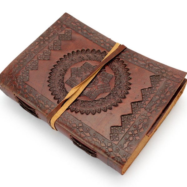 Brown Leather Journal Notebook / A.P. Donovan / Blank Book / Organizer / Diary / Gifts for Friends / Din A6