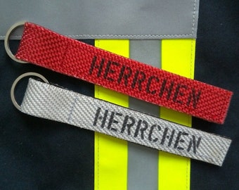 Schlüsselanhänger Feuerwehrschlauch "Herrchen"