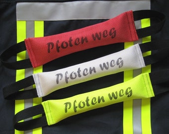 Beißwurst  aus Feuerwehrschlauch "Pfoten weg"