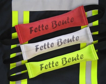 Bite sausage made from fire hose "Fat haul"
