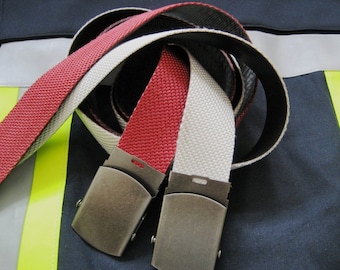 Belt made of original fire hose