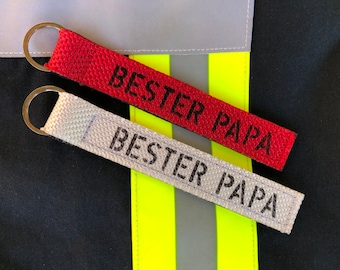Keychain fire hose "BEST DAD"