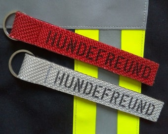 Schlüsselanhänger Feuerwehrschlauch "Hundefreund"