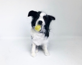 Dolls house Border Collie Miniature dog dollhouse