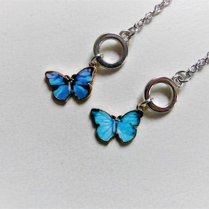 Pulseira borboleta pingente cerâmica em prata - cartão presente para mãe-namorada-irmã - mais embrulho para presente e adesivo de agradecimento