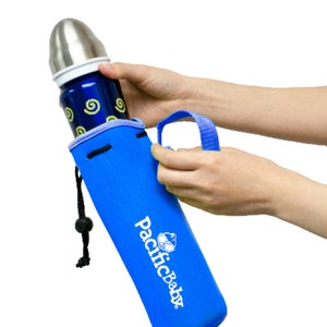 Baby bottle protective cover made of neoprene for baby drinking bottles to keep warm and protect insulated bottles