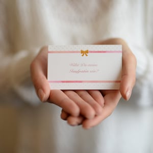 Tarjeta de regalo de madrina rosa - Solicitud de madrina