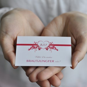 Brautjungfern Geschenk - Emotionale Karte