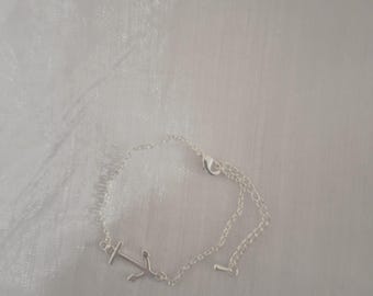 Anchor bracelet - maritime bracelet in silver