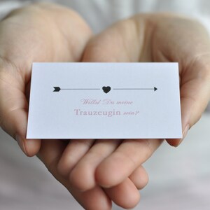 Trauzeugin Geschenk Karte - Emotionale Verpackung
