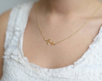 Anchor chain in gold or silver - maritime necklace