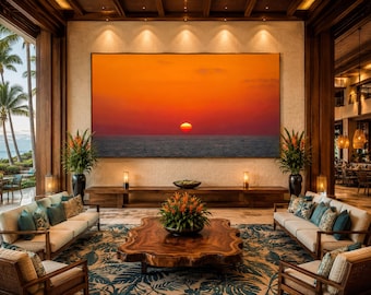 Santa Cruz Sunset Metal Wall Art: Santa Cruz Seascape