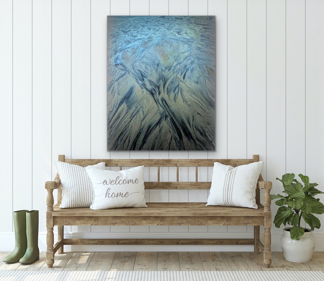 Metal Wall Printminimalismbeach Wall Hangingbeach House Etsy