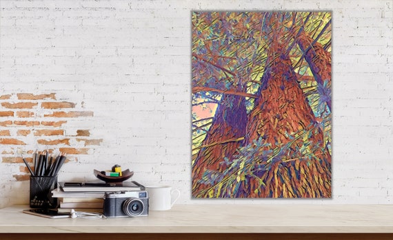 ABSTRACT SKY TREE CANVAS WALL ART PICTURES PRINTS DECOR LARGER SIZES AVAILABLE