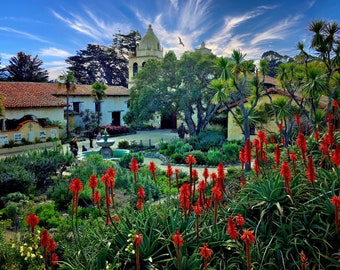 Carmel Mission Print: San Carlos Borromeo, California Landmark