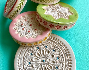 Grandi pietre profumate XL "Heart Piece", in ceramica fatta a mano per oli profumati, diffusori, profumatori per ambienti, oli essenziali.