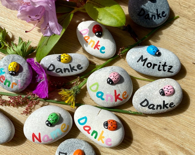 50 Stück Gravierte Glückssteine Mit Sprüchen - Inspirierende Kieselsteine 5-8cm Für Dankbarkeit & Motivation