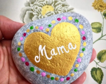 Stein "Beste Mama" "Allerbeste Mama" "Beste Oma" "Mama" Widmung Geschenk