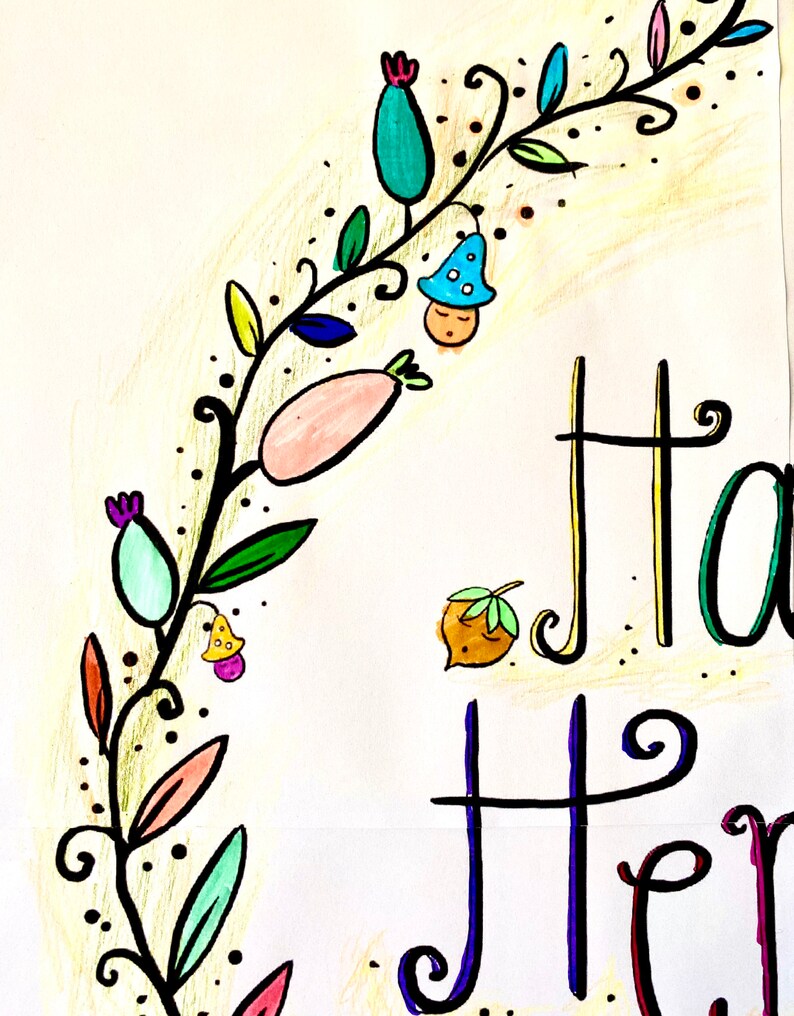 Malvorlage Hallo Herbst Fensterbild Kreide PDF Datei zum