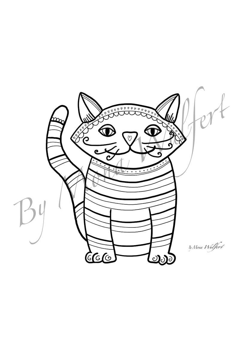 Fensterbilder Katzen Malvorlagen 6 DIN A4 Seiten Bunte Fensterbilder Katzen Malvorlagen 6 DIN A4 Seiten Bunte