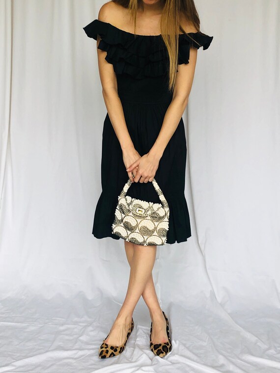 black cotton summer dress