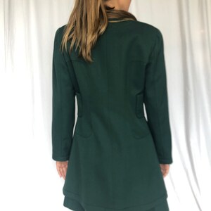 balenciaga green coat