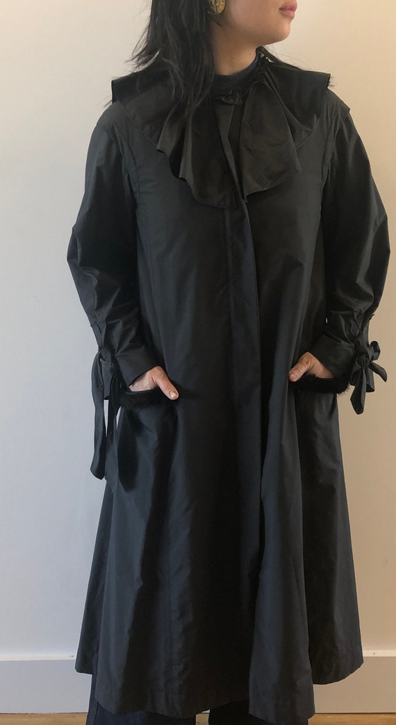 Original Nina Ricci Black Rain Lightweight Jacket