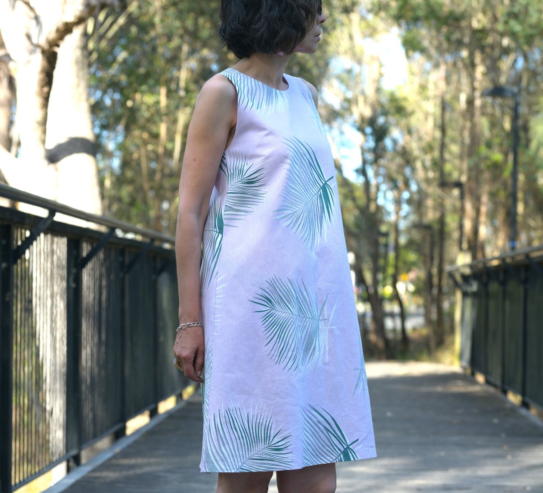 Linen Dress for Women A Line Linen Dress Summer Dresses for Etsy