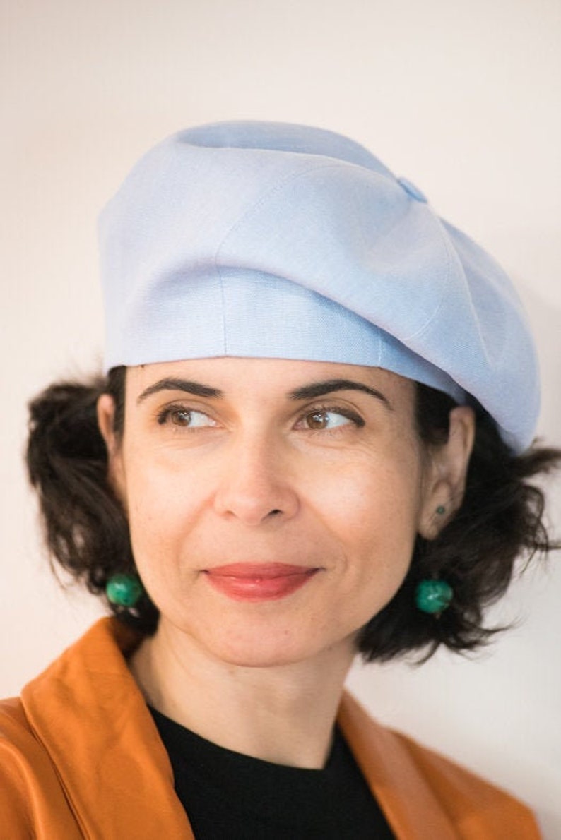 Berets Berets for Women Handmade Beret 8 Panels Hat Linen Etsy Australia
