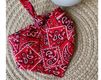 ✨40s✨Vintage☆Bandana☆Tiger☆red☆FJ ✨40s✨Vintage☆Bandana☆Tiger☆red☆FJ