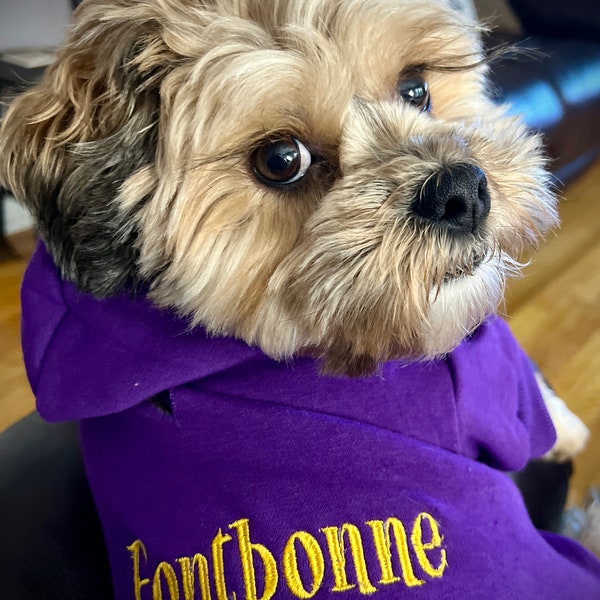 Personalized Dog Pet Hoodie Sweatshirt Puppy Apparel