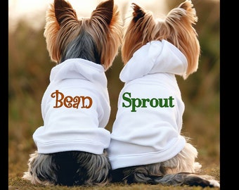 Personalized Dog Pet Hoodie Sweatshirt Puppy Apparel