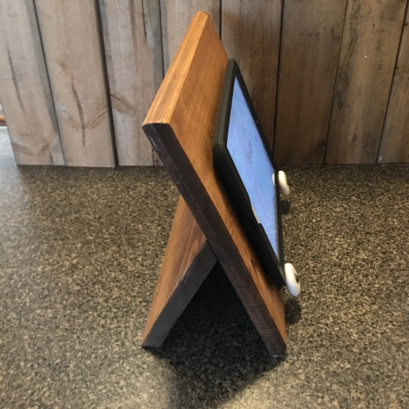 Customized Tablet Holder , Cookbook Stand , Wood Recipe Holder Etsy