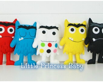 the colour monster soft toy