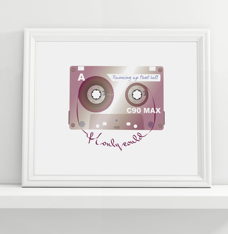 Kate Bush Running Up That Hill Stranger Things Stranger Things Art Kate Bush Lyric Running up That Hill - Etsy